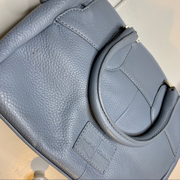 Beautiful blue leather handbag by Jasper Conran - Picture 2 of 4